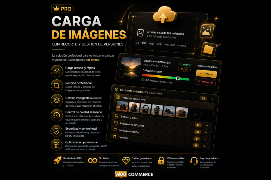 Cargador Avanzado PRO de Imágenes para WooCommerce