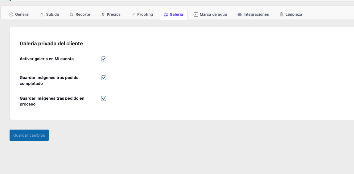 Carga de imagenes con edición, wordpress, wooCommerce