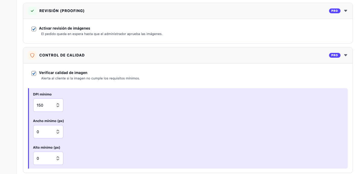 Carga de imagenes con edición, wordpress, wooCommerce